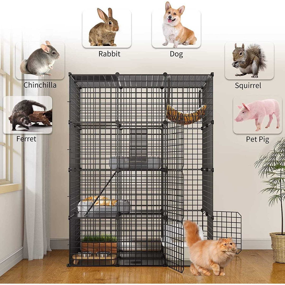 4-Tier Cat Cage R533393