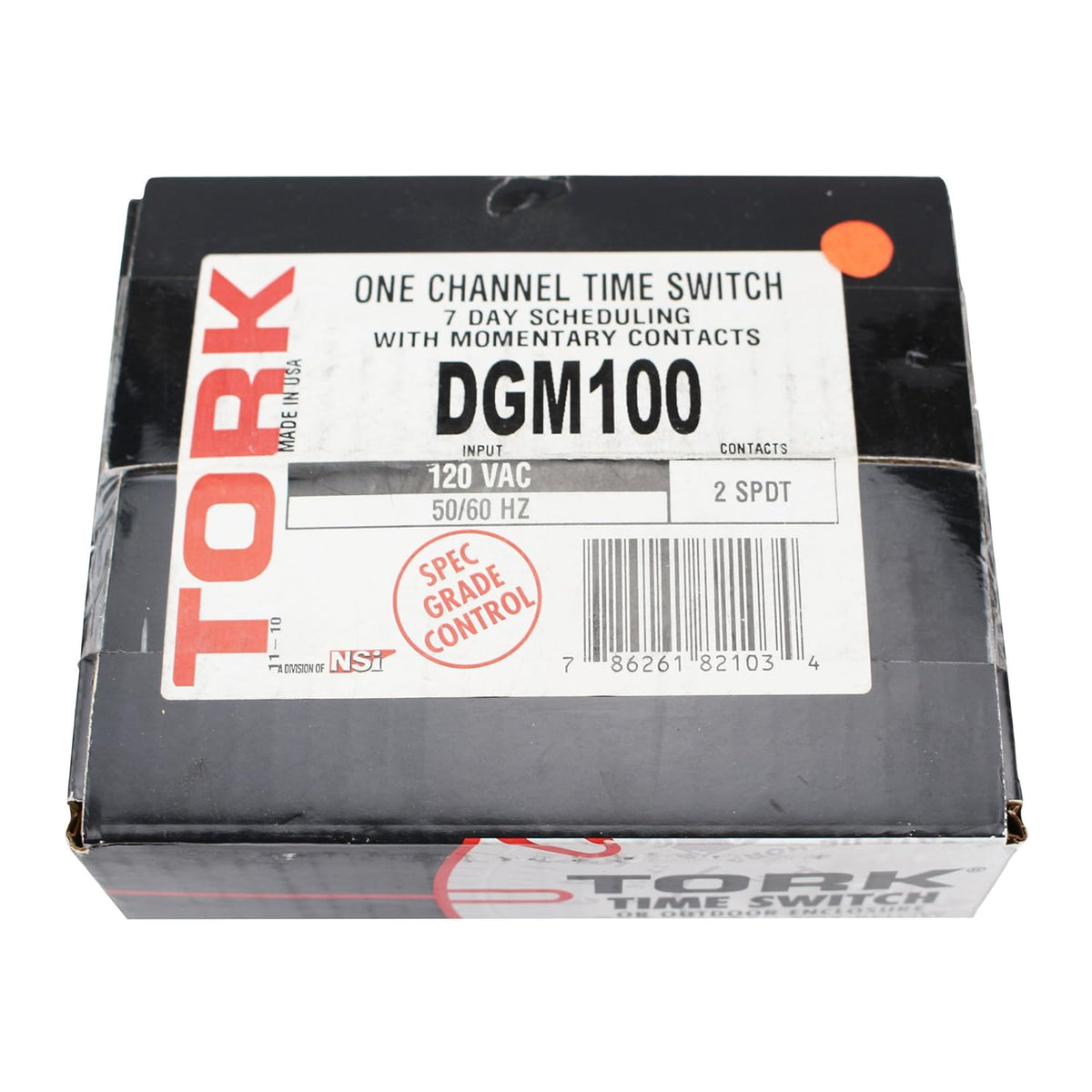 Multipurpose 365/7 Day Time Switch, 120-277 VAC, 1 Channel, SPDT Momentary Output K998518