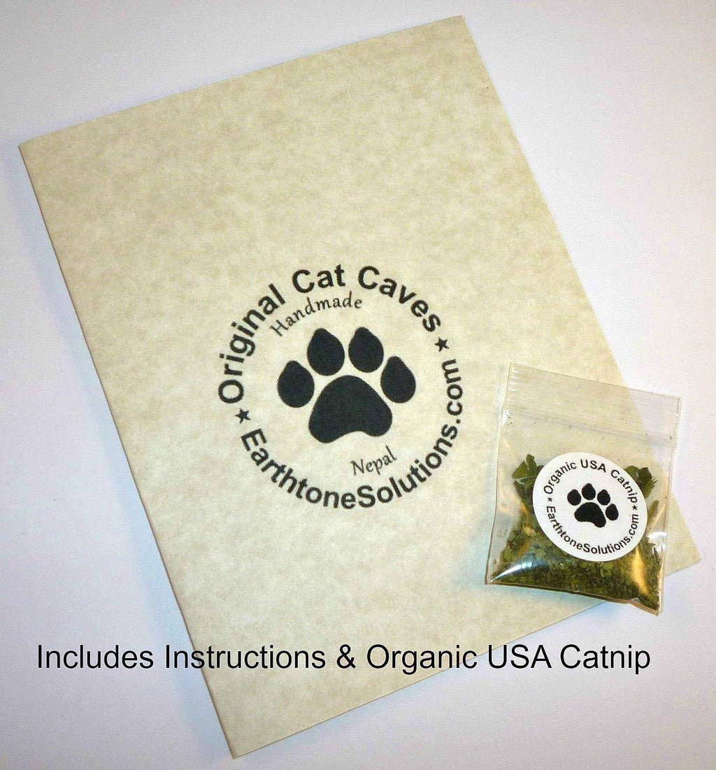Handmade Natural Cat Cave Bed Y13771