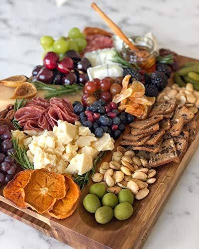 Large Reversible Acacia Wood Cutting Board P49043