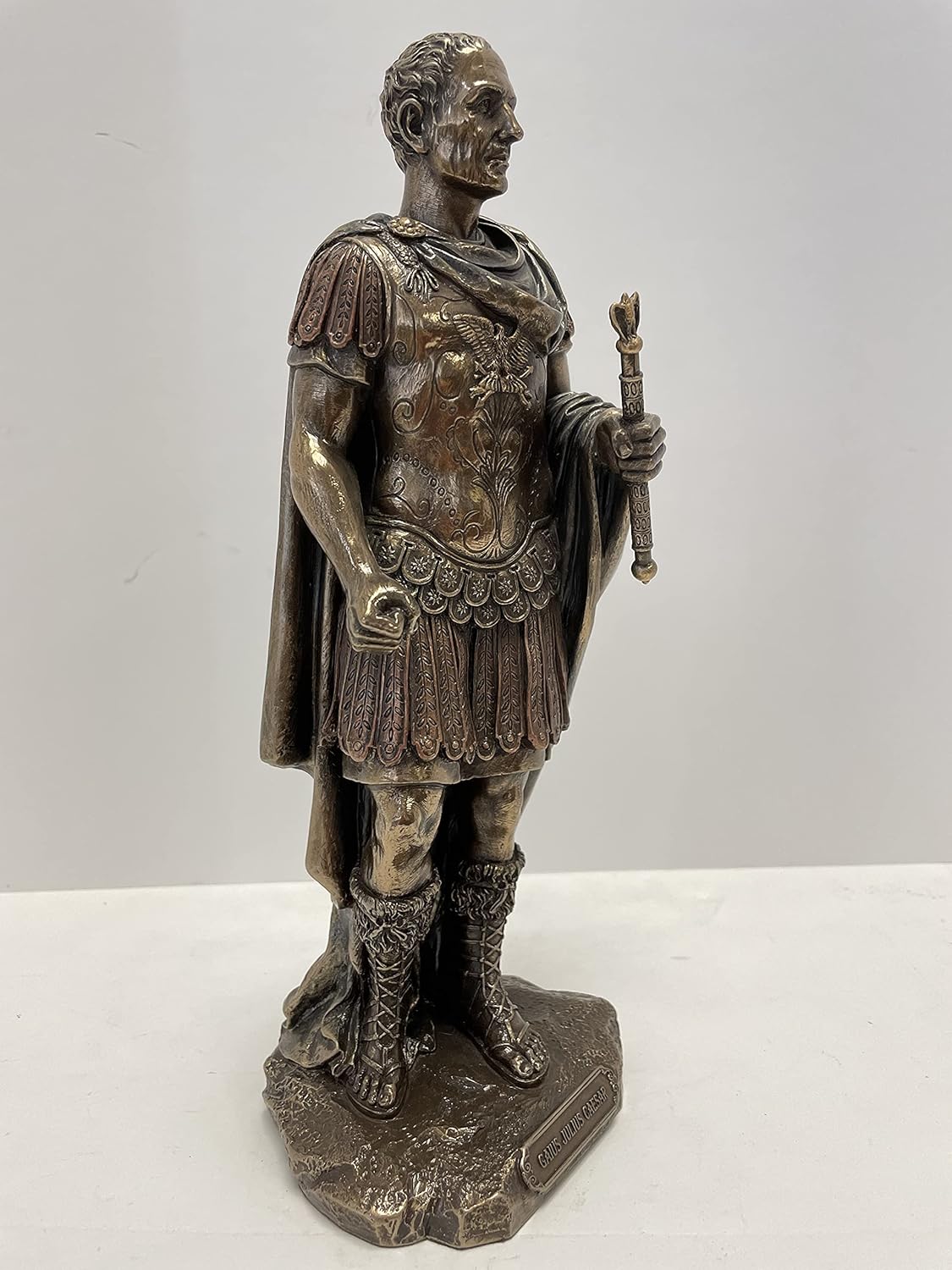 Bronze Finish Roman Military Uniform Statue K764117