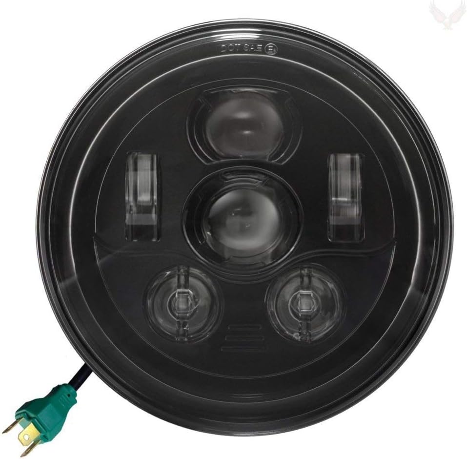 7 inch Round LED Headlight (Black) P28672