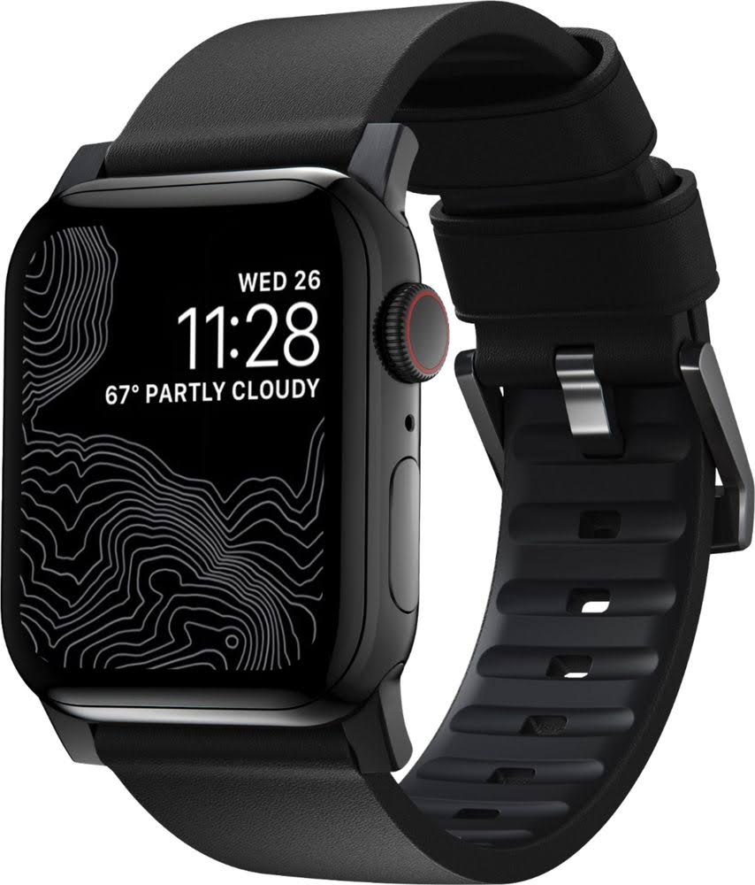 Black Leather Strap 44mm G280288