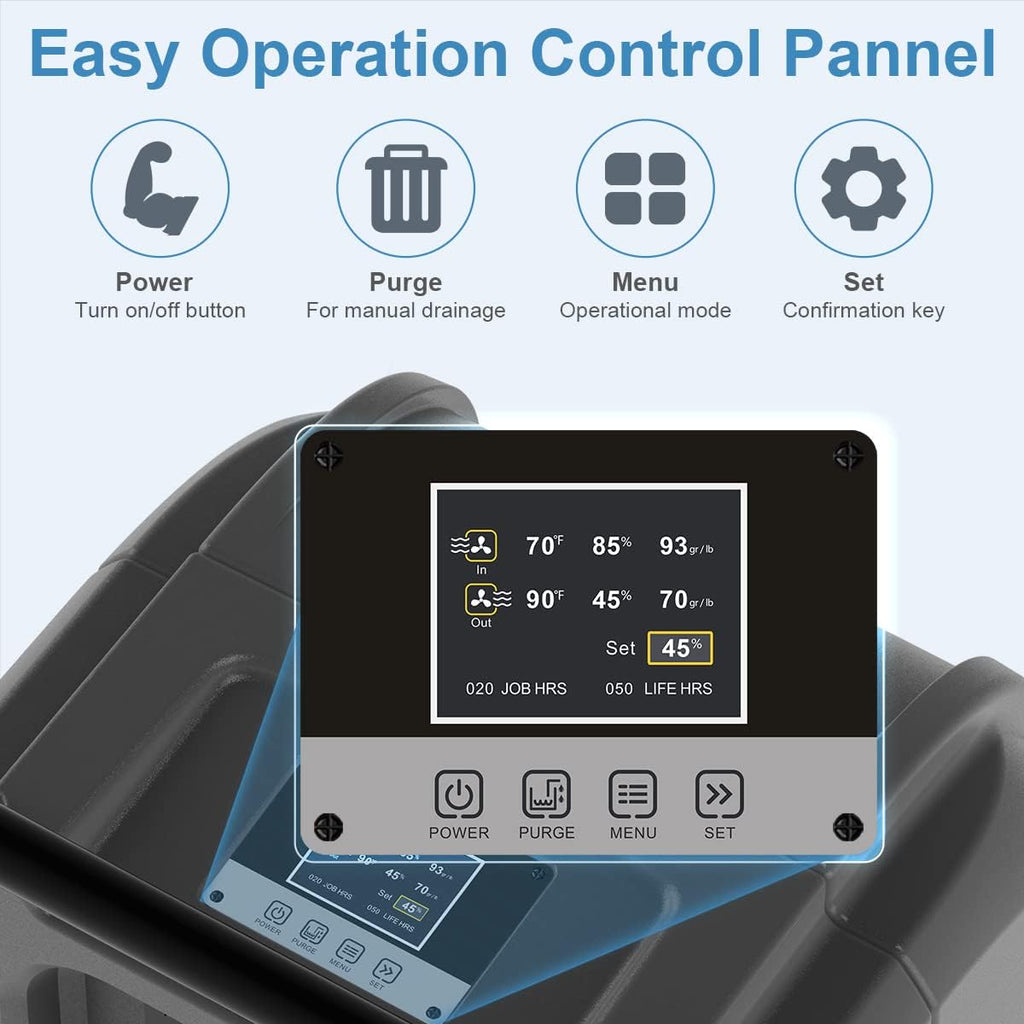190 PPD Commercial and Industrial Dehumidifier with Pump G9101