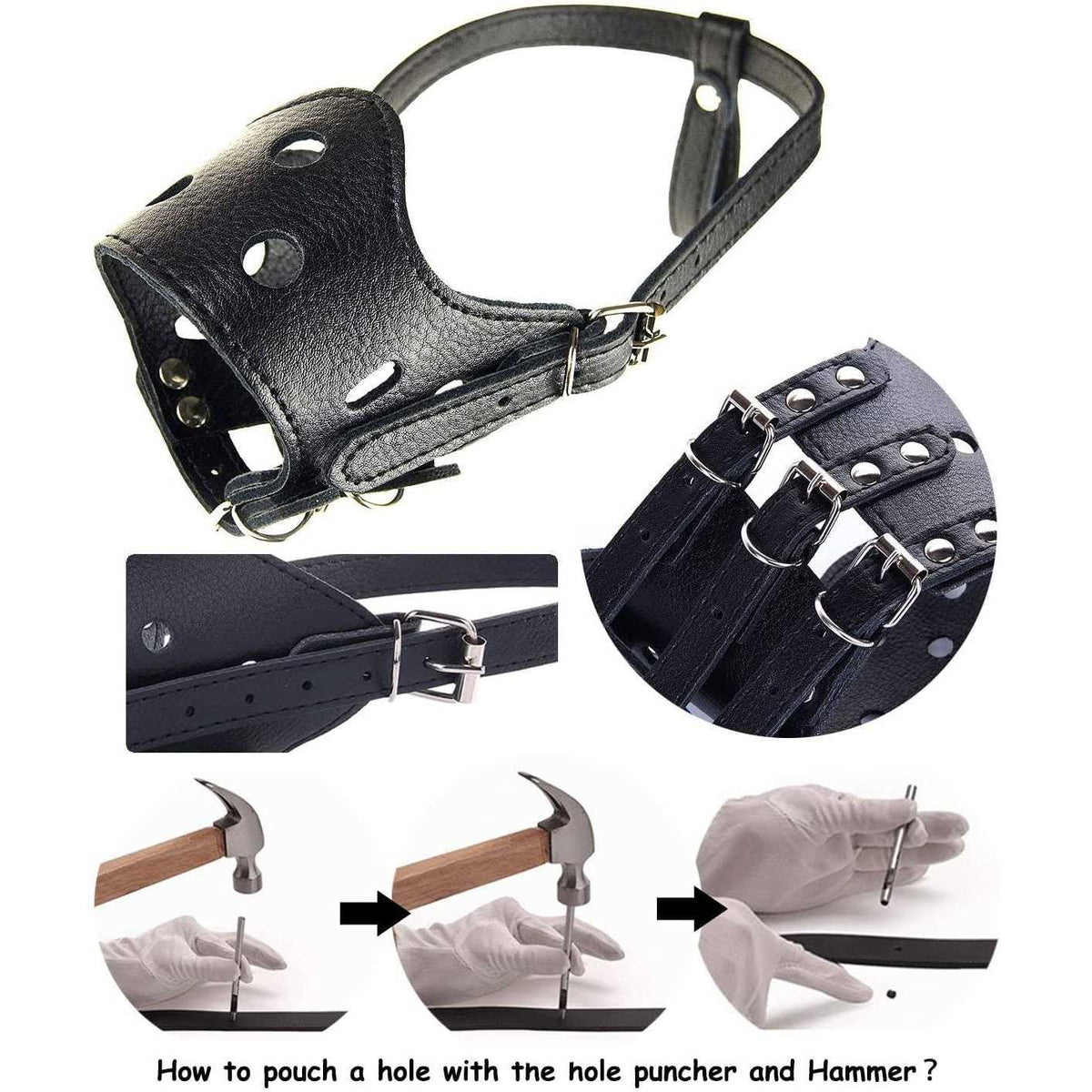 Leather Dog Muzzle Z758