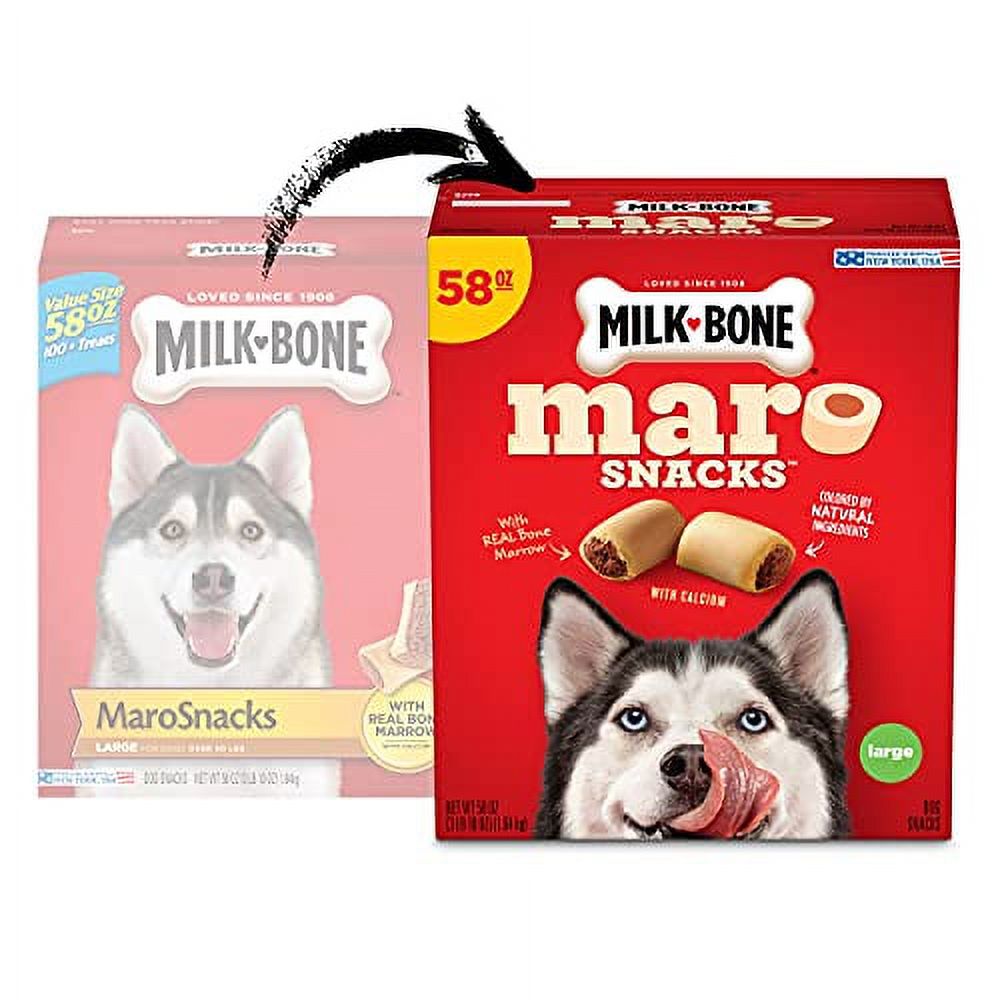 Large Dog Treats with Real Bone Marrow, 58 Ounces X94123