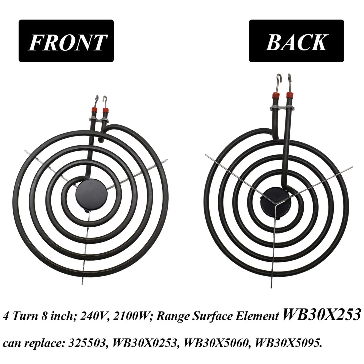 Electric Range Burner Element Unit Set G395