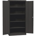 Tall Black Storage Cabinet E10713