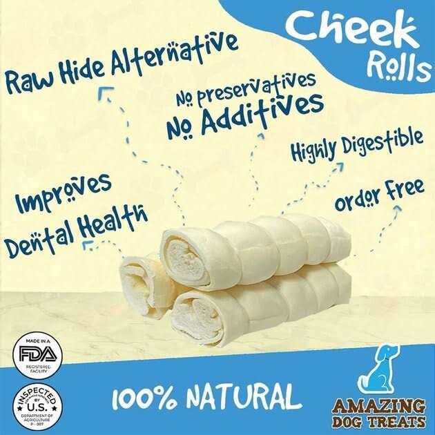 Beef Cheek Rolls Dog Treats F675320