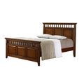 King Bed Distressed Brown N336151