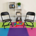 Black Plastic Folding Chair H10242