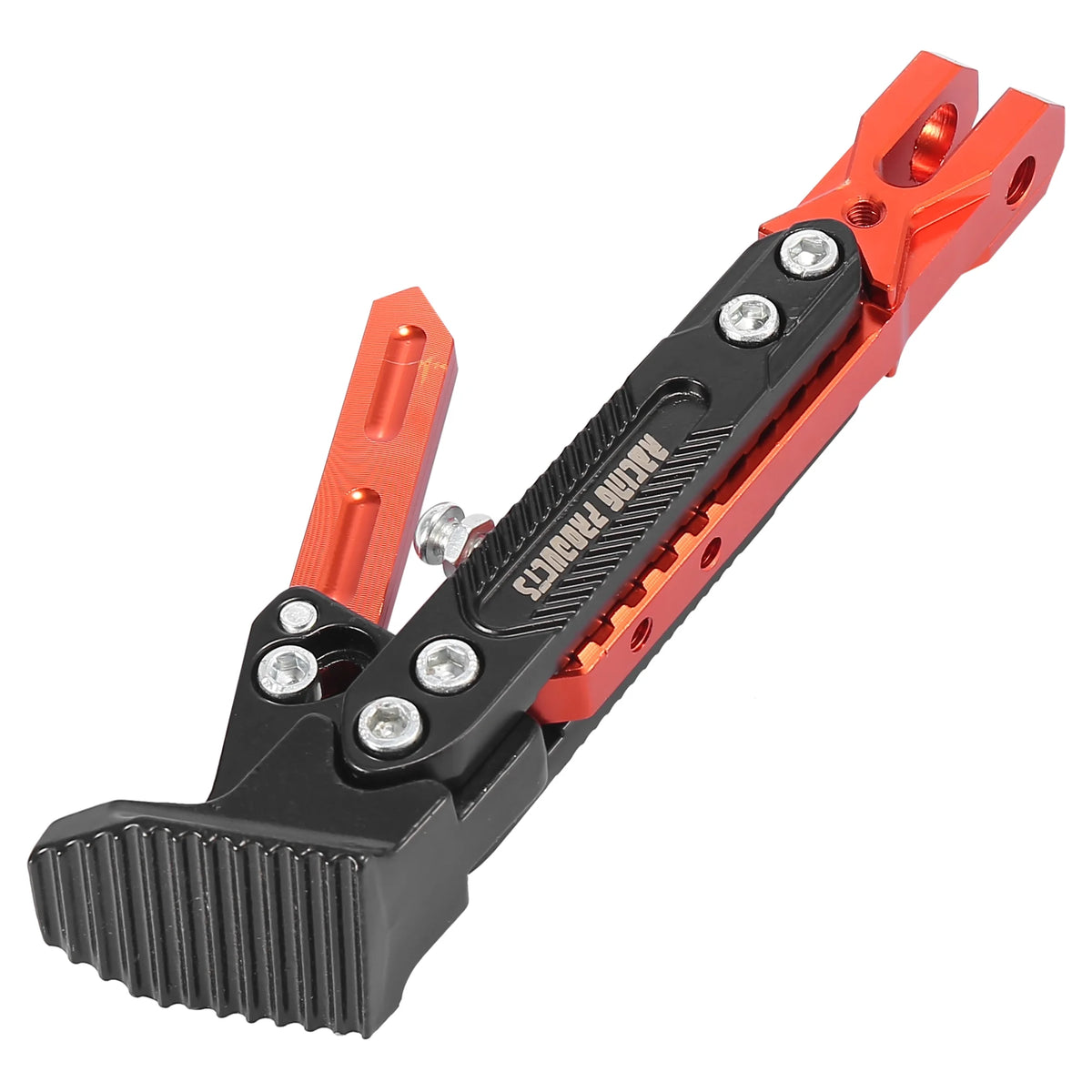 Orange CNC Aluminum Alloy Motorcycle Kickstand Side Support Stand X496