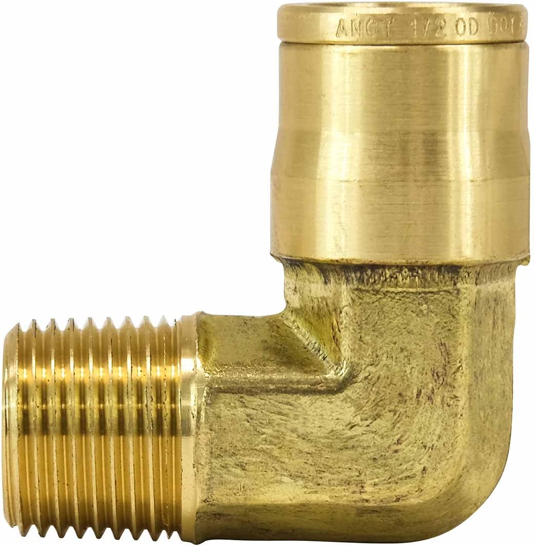 DOT Brass Push to Connect Air Brake Line Fittings Connector Kit 28-Piece W4768