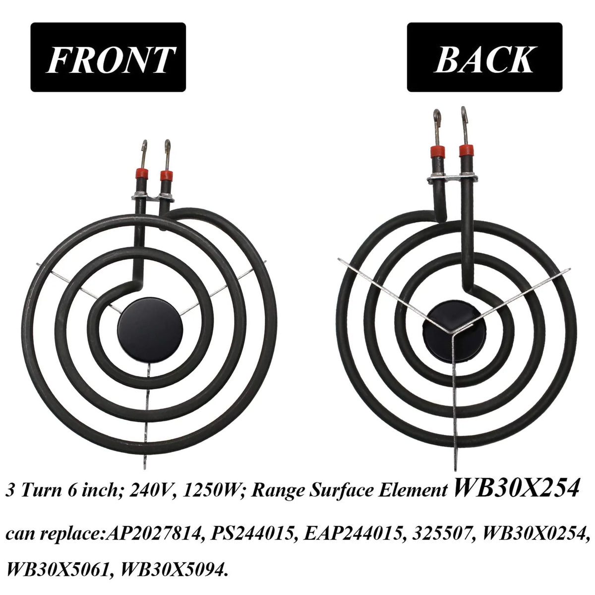 Electric Range Burner Element Unit Set G395