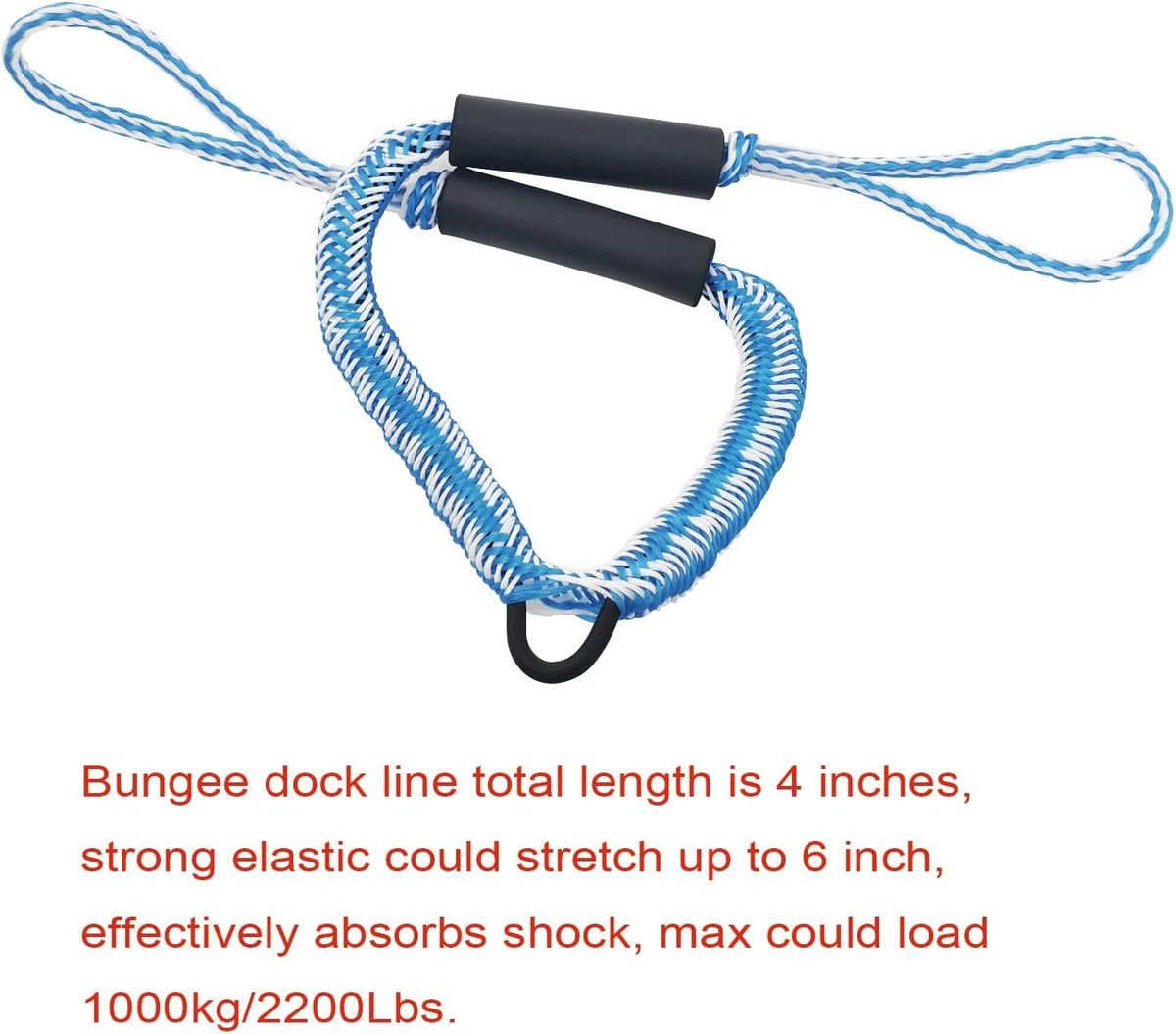 36" Marine Grade Stainless Steel 316 Boat Sand Anchor Kit with Bungee Dock Line and Case, Pack of 2 I698117