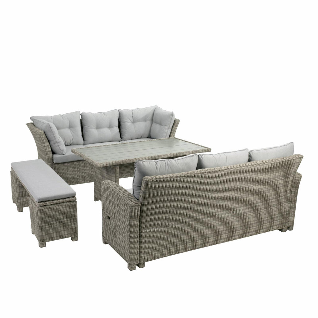 6 Piece Modular Patio Sectional S3163