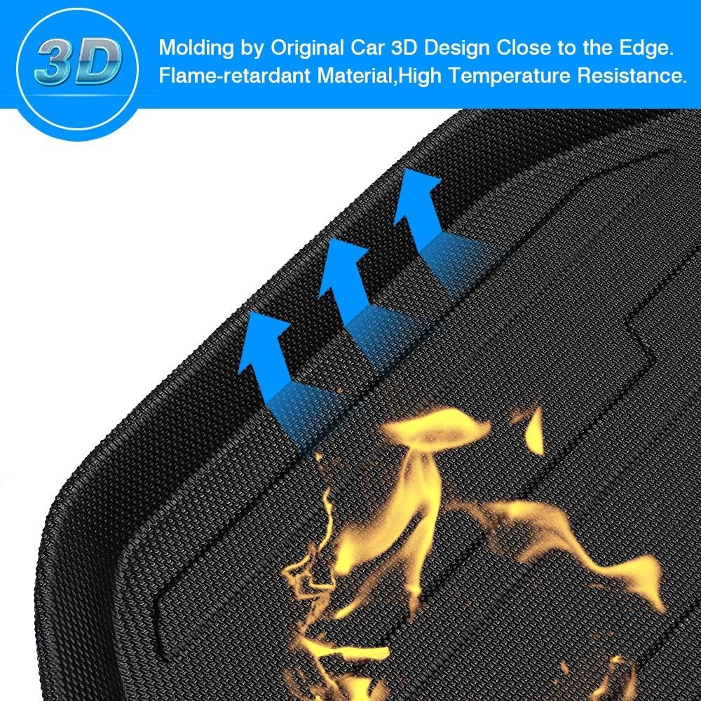 Custom Fit Cargo Liner Trunk Mat Pack of 2 W3049