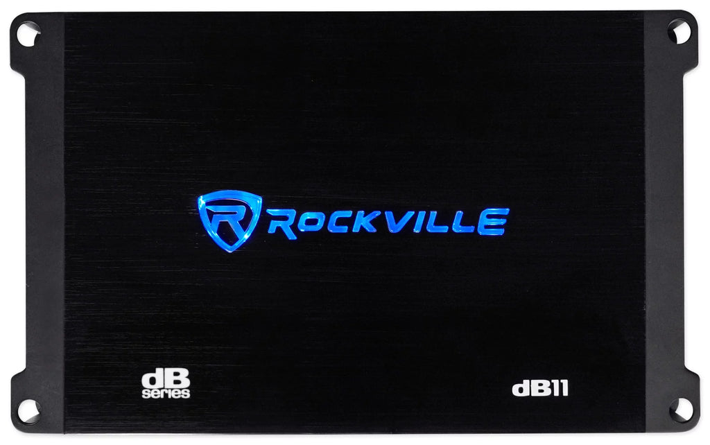 Dual 8" 1600w Loaded Car Subwoofer Enclosure with Amp U7989