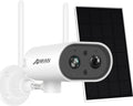 Wireless Outdoor Solar Security Camera 1080P White E4423