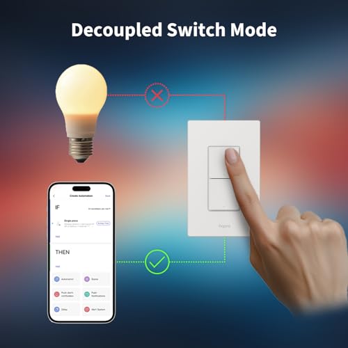 Smart Light Switch 2 Buttons 2 Channels X904