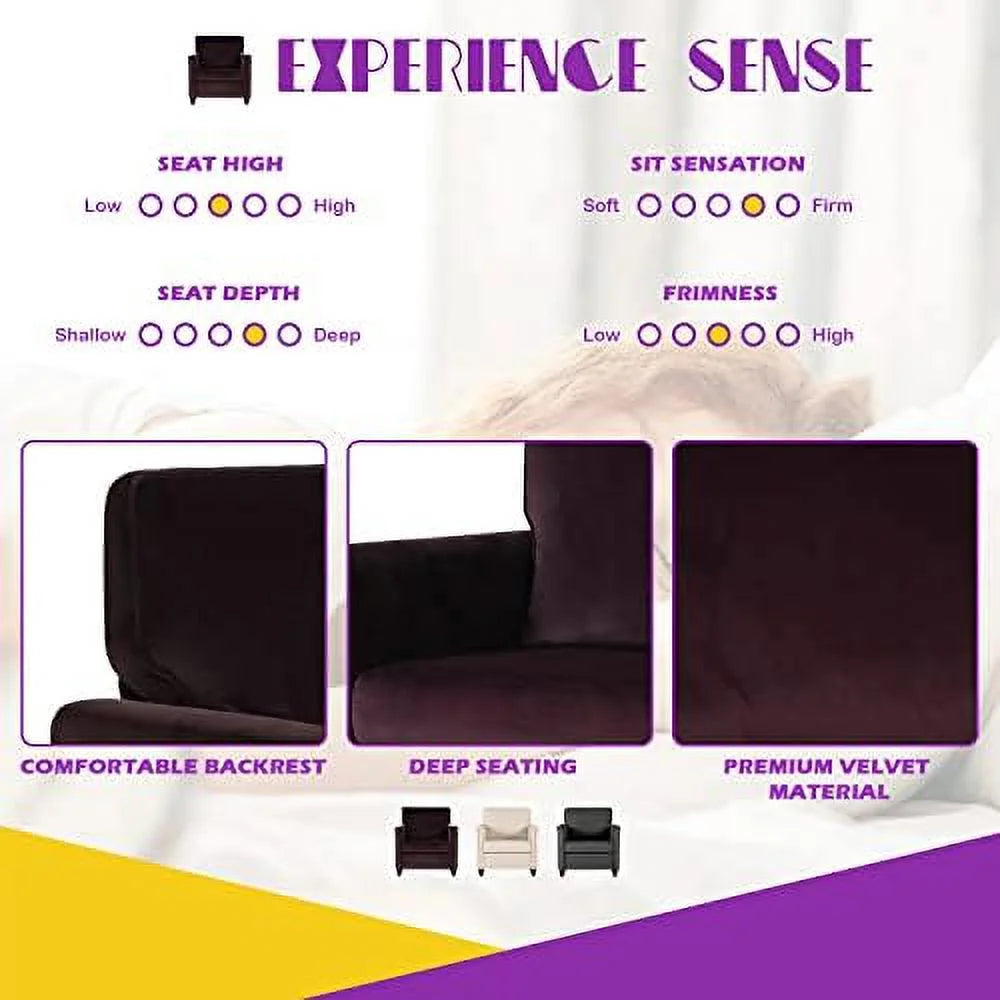 Upholstered Linen Accent Chair Q16713