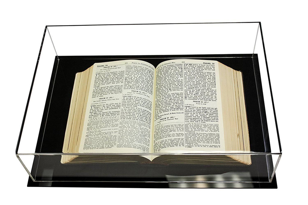 Clear Acrylic Book Display Case Q66647