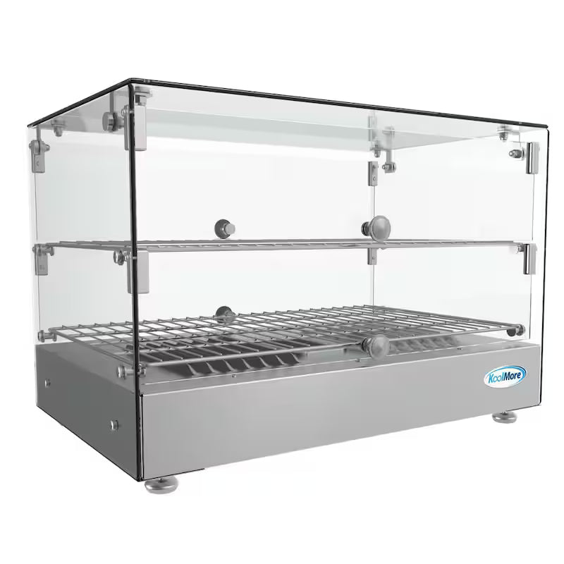 Countertop Commercial Food Warmer Display Case in Stainless Steel L8405