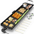 35 Electric Teppanyaki Table Top Grill Griddle, Nonstick Extra Large Griddle Z157144