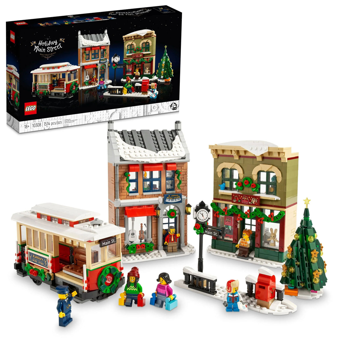 Holiday Main Street Building Set with 6 Minifigures V545083