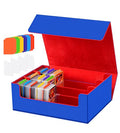 Trading Card Storage Box 2400+ Card Deck Case Black and Gray N694