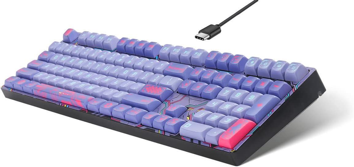 Wired USB Mechanical Gaming Keyboard 108 Keys Hot Swappable Q949