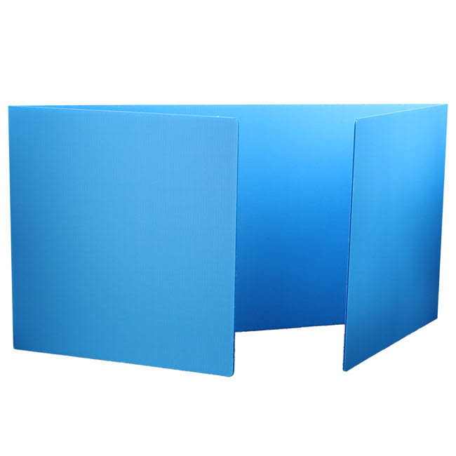 Blue Privacy Carrel Pack of 12 J4247