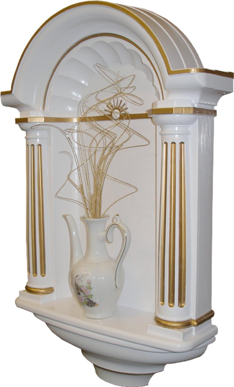 White 30 L x 19.5 W x 4.75 D ABS Plastic Wall Niche K416043