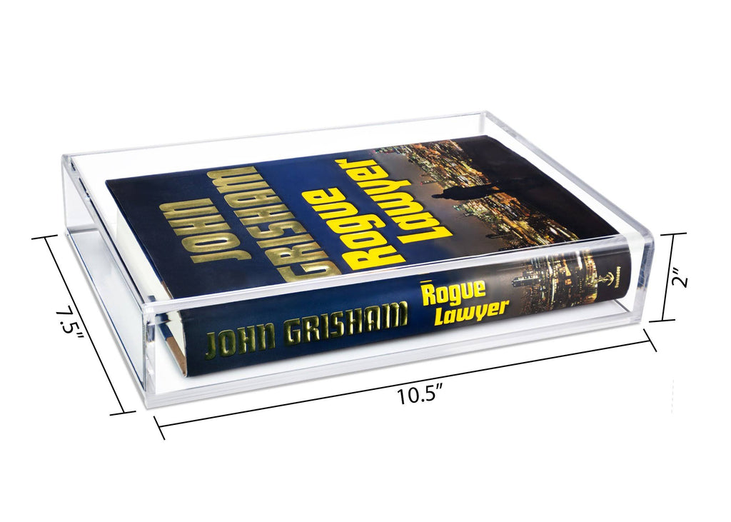 Clear Acrylic Book Display Case Q66647