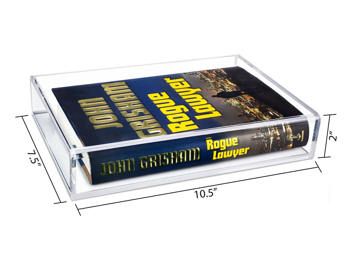 Clear Acrylic Book Display Case Q66647
