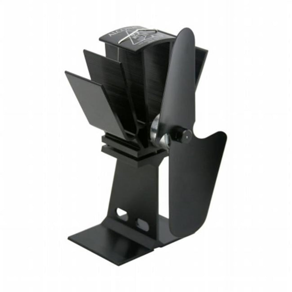 Black Heat Powered Stove Fan I5829