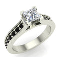 3/4 CT TW 14K White Gold Black Diamond Ring P315831
