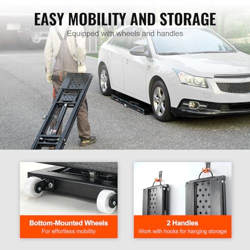7,000 LBS Capacity Heavy-Duty Carbon Steel Car Lift W63407