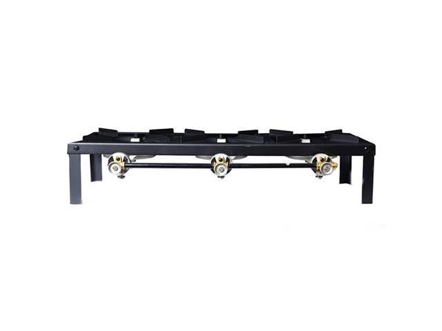 Black Triple Burner Camping Stove P465176