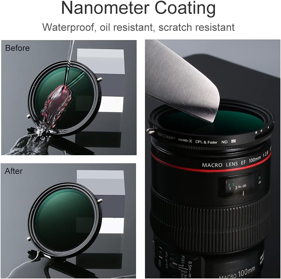 77mm Variable ND and CPL Filter 2 in 1 G454172