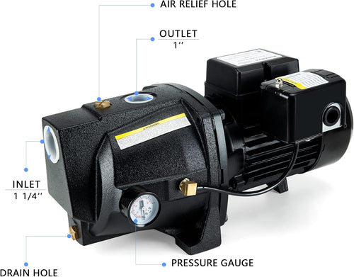 1/2 HP Cast Iron Shallow Well Jet Pump Q682546