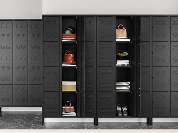 Blue Steel 3 Doors Metal Storage Locker G6243