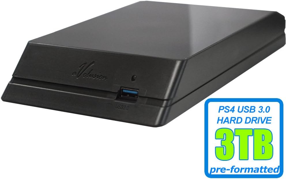 3TB 7200RPM USB 3.0 External Gaming Hard Drive Z80639