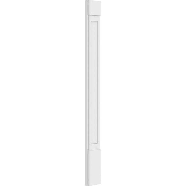 Flat Panel PVC Pilaster with Capital & Base (Pair) J96236