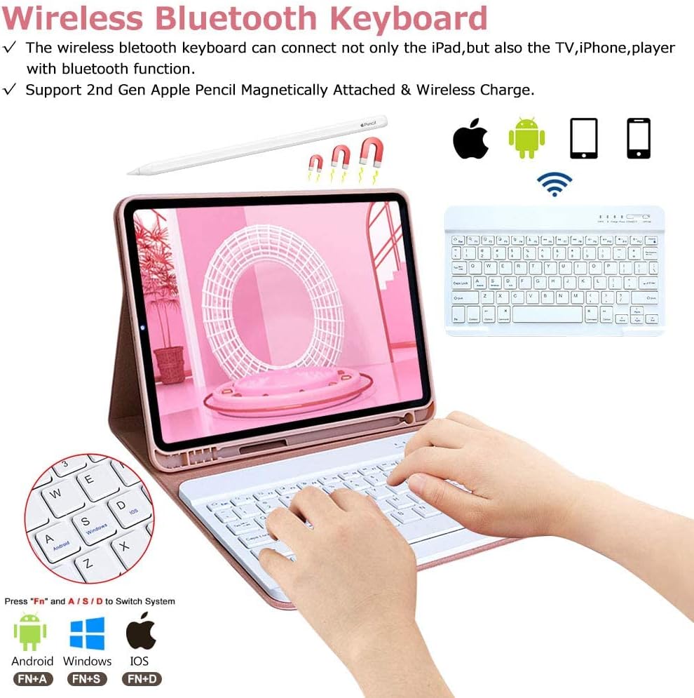 iPad Pro 11 Case with Keyboard and Pencil Holder Q55357
