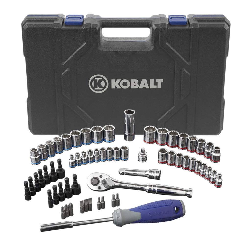 63 Piece SAE Mechanic's Tool Set with Hard Case K590