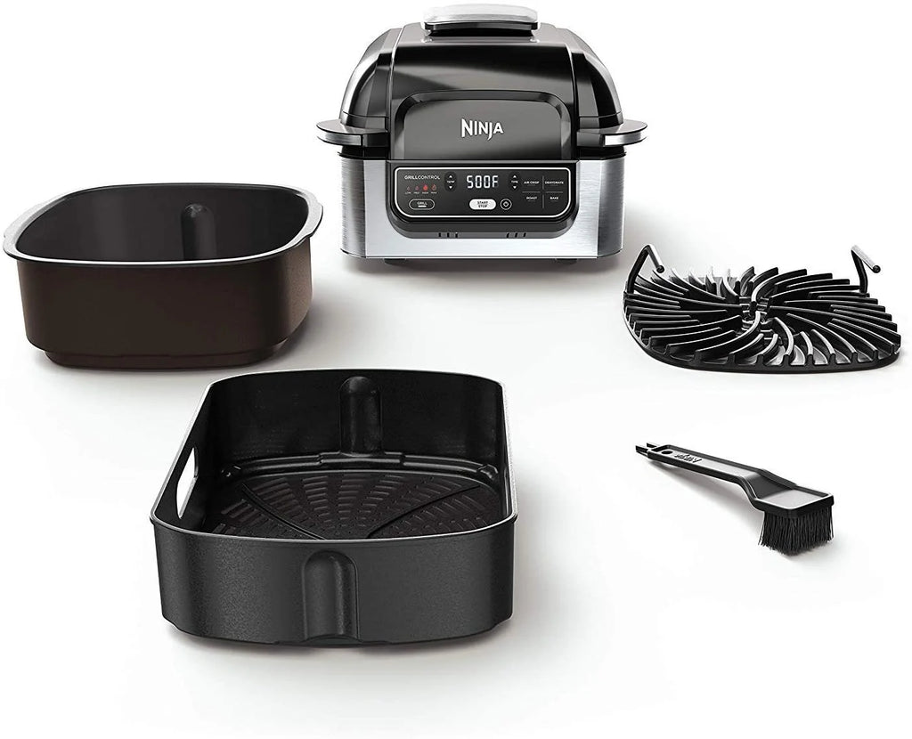 Restored 5in1 Indoor Grill with Air Fry V30441