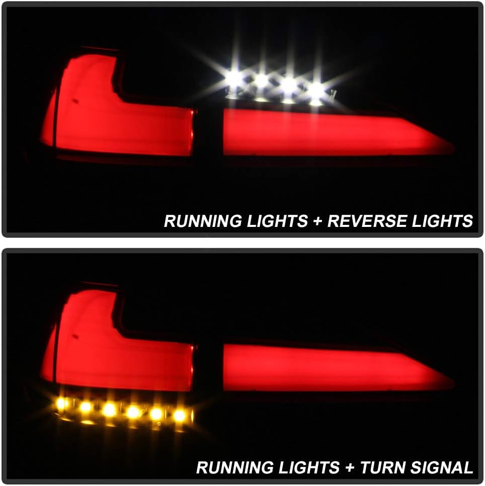 Black Smoke LED Tail Lights 4pcs Set U9083