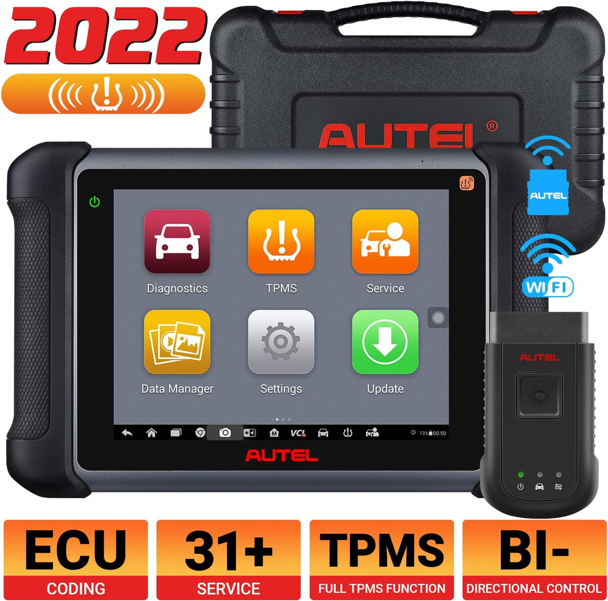 Diagnostic Scan Tool with TPMS and ECU Coding S856786