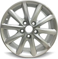 16 Inch 5 Lug Silver Aluminum Wheel K659